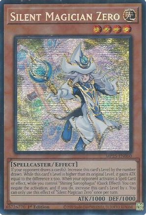 Silent Magician Zero (MP25-EN060) - 2025 Mega-Pack 1st Edition