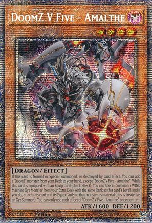 DoomZ V Five - Amalthe (Starlight Rare) (DOOD-EN009) - Doom of Dimensions 1st Edition