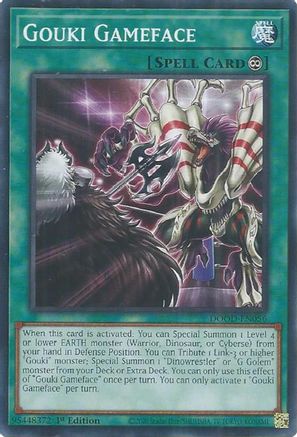 Gouki Gameface (DOOD-EN056) - Doom of Dimensions 1st Edition
