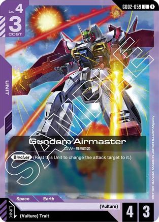 Gundam Airmaster (GD02-059) - Dual Impact
