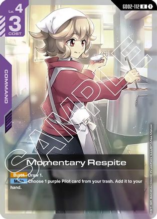 Momentary Respite (GD02-112) - Dual Impact Holofoil