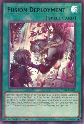 Fusion Deployment (CH01-EN029) - THE CHRONICLES DECK: The Fallen & The Virtuous (All-Foil Edition) 1st Edition