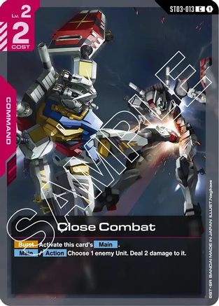 Close Combat (ST03-013) - Starter Deck 06 Clan Unity