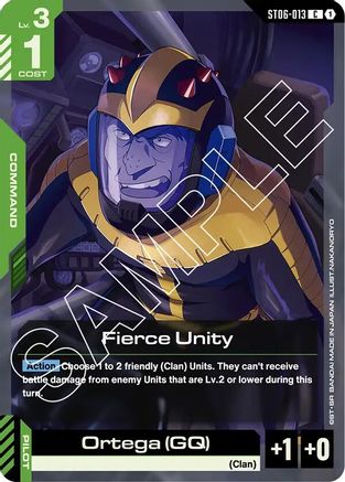 Fierce Unity (ST06-013) - Starter Deck 06 Clan Unity