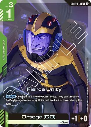 Fierce Unity (C+) (ST06-013) - Starter Deck 06 Clan Unity Holofoil
