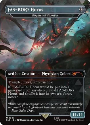 FAS-BOR7 Horus - Blightsteel Colossus (SLD-2223) - Secret Lair Drop Series
