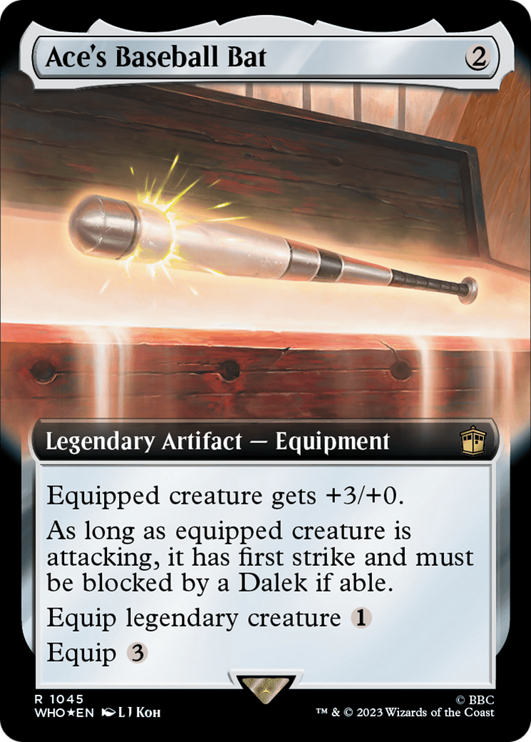 Ace's Baseball Bat (WHO-1045) - Doctor Who: (Extended Art) Foil