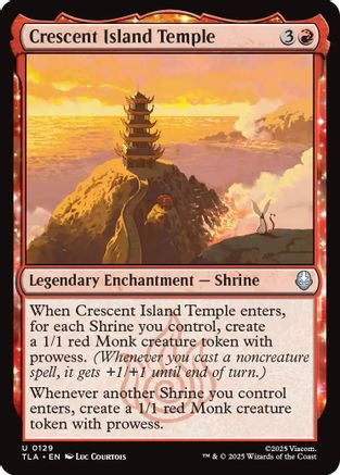 Crescent Island Temple (TLA-129) - Avatar: The Last Airbender Foil