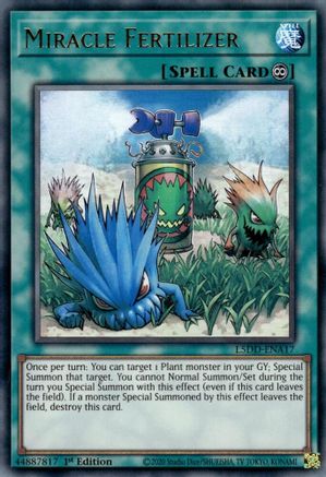 Miracle Fertilizer (L5DD-ENA17) - Legendary 5D's Decks 1st Edition