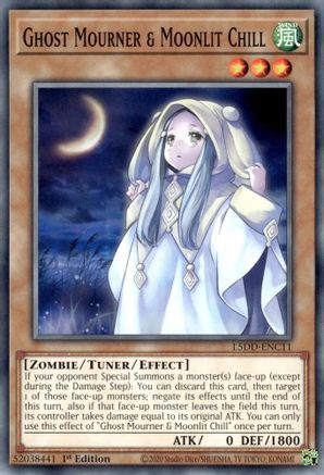 Ghost Mourner & Moonlit Chill (L5DD-ENC11) - Legendary 5D's Decks 1st Edition