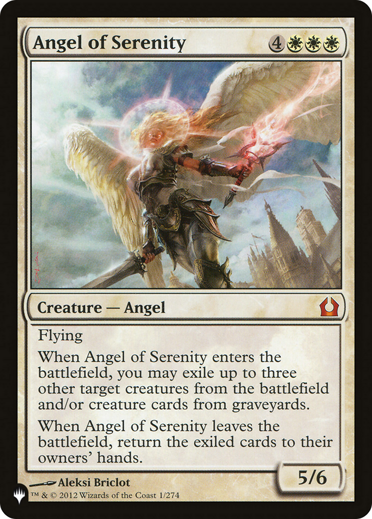 Angel of Serenity (LIST-RTR-1) - The List Foil