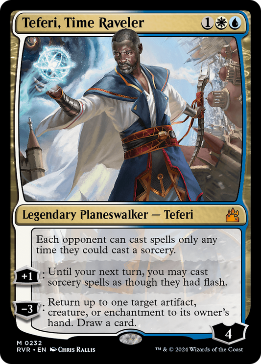 Teferi, Time Raveler (RVR-232) - Ravnica Remastered Foil