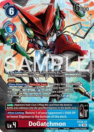 DoGatchmon (ST22-12) - Starter Deck 22: Amethyst Mandala Advanced Deck Set Foil