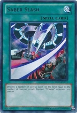Saber Slash (TU03-EN011) - Turbo Pack: Booster Three Unlimited