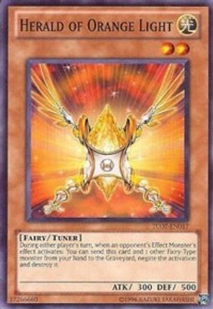Herald of Orange Light (TU07-EN017) - Turbo Pack: Booster Seven Unlimited