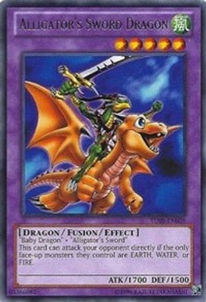 Alligator's Sword Dragon (TU08-EN008) - Turbo Pack: Booster Eight Unlimited