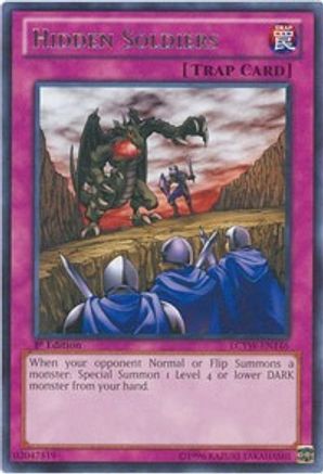Hidden Soldiers (LCYW-EN146) - Legendary Collection 3: Yugi's World 1st Edition