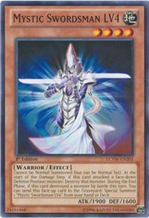 Mystic Swordsman LV4 (LCYW-EN201) - Legendary Collection 3: Yugi's World 1st Edition