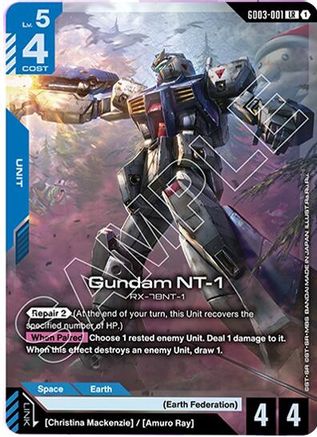 Gundam NT-1 (GD03-001) - Steel Requiem Holofoil