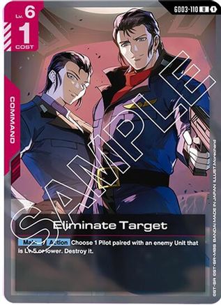 Eliminate Target (GD03-110) - Steel Requiem