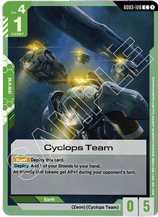 Cyclops Team (GD03-126) - Steel Requiem
