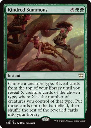 Kindred Summons (ECC-112) - Commander: Lorwyn Eclipsed