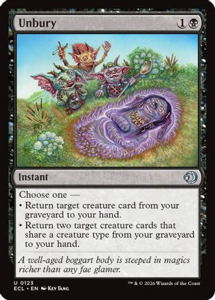 Unbury (ECL-123) - Lorwyn Eclipsed Foil