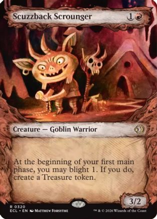 Scuzzback Scrounger (Showcase) (ECL-320) - Lorwyn Eclipsed Foil