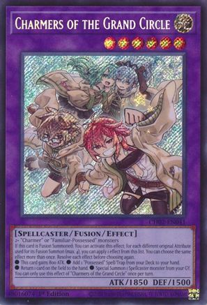 Charmers of the Grand Circle (CH02-EN041) (Secret Rare) - THE CHRONICLES DECK: Spirit Charmers (All-Foil Edition) 1st Edition