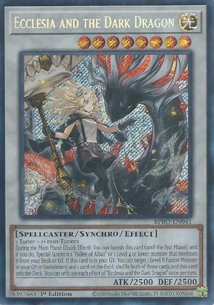 Ecclesia and the Dark Dragon (BPRO-EN041) - Burst Protocol 1st Edition