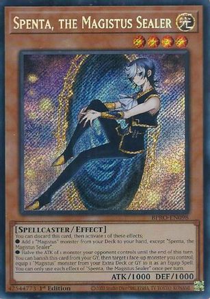 Spenta, the Magistus Sealer (BPRO-EN098) - Burst Protocol 1st Edition