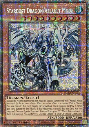Stardust Dragon/Assault Mode (BPRO-EN101) - Burst Protocol 1st Edition