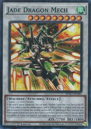 Jade Dragon Mech (BPRO-EN082) - Burst Protocol 1st Edition