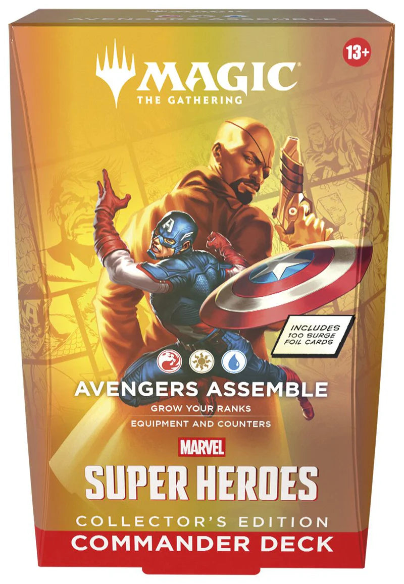MTG MARVEL SUPER HEROES COMMANDER DECK - AVENGERS ASSEMBLE - COLLECTORS EDITION