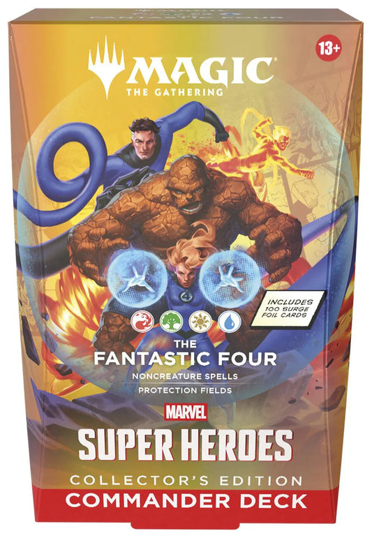 MTG MARVEL SUPER HEROES COMMANDER DECK - THE FANTASTIC FOUR - COLLECTORS EDITION