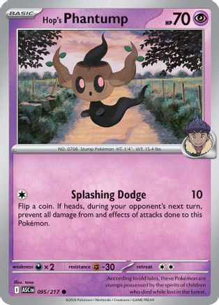 Hop's Phantump 095  ME Ascended Heroes - Common