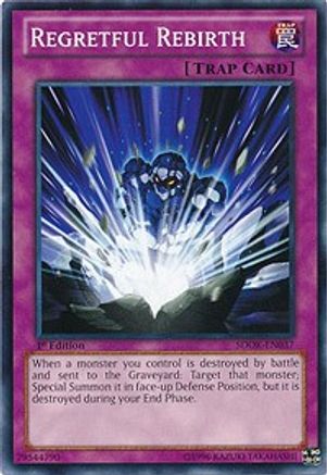 Regretful Rebirth (SDOK-EN037) - Structure Deck: Onslaught of the Fire Kings 1st Edition