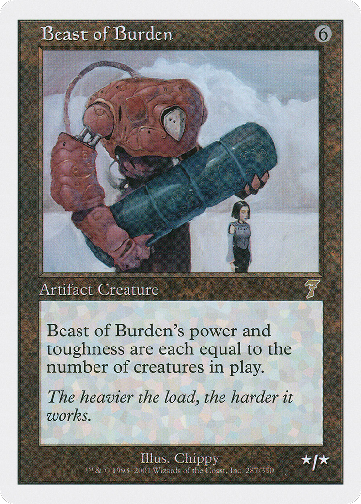 Beast of Burden (7ED-287) - Seventh Edition