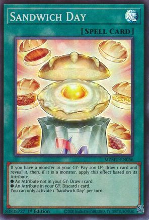 Sandwich Day (MZMU-EN056) - Maze of Muertos 1st Edition