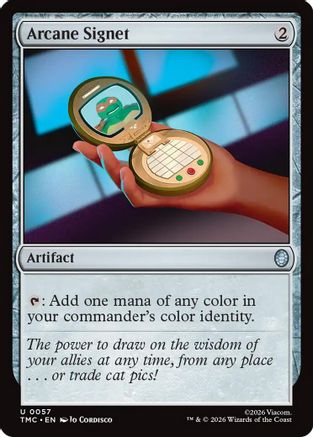 Arcane Signet (TMC-057) - Commander: Teenage Mutant Ninja Turtles Foil