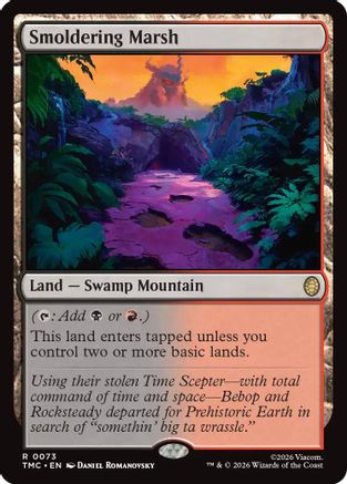 Smoldering Marsh (TMC-073) - Commander: Teenage Mutant Ninja Turtles