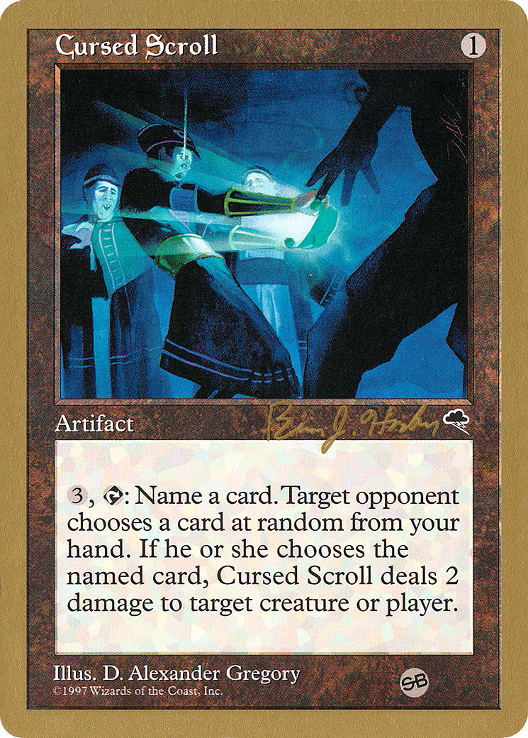 Cursed Scroll (WCD-BH281SB) - World Championship Decks 1998