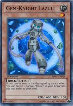 Gem-Knight Lazuli (HA07-EN039) - Hidden Arsenal 7: Knight of Stars 1st Edition