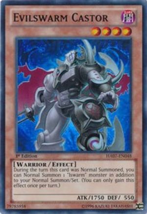 Evilswarm Castor (HA07-EN048) - Hidden Arsenal 7: Knight of Stars 1st Edition