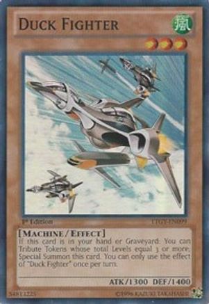 Duck Fighter (LTGY-EN099) - Lord of the Tachyon Galaxy 1st Edition