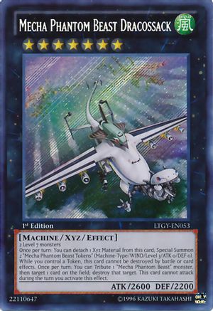 Mecha Phantom Beast Dracossack (LTGY-EN053) - Lord of the Tachyon Galaxy 1st Edition