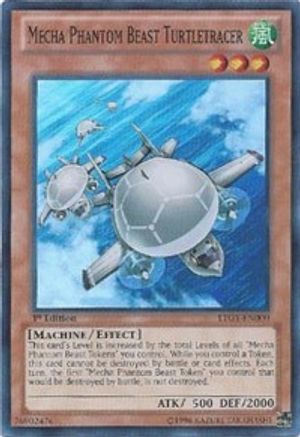 Mecha Phantom Beast Turtletracer (LTGY-EN000) - Lord of the Tachyon Galaxy 1st Edition