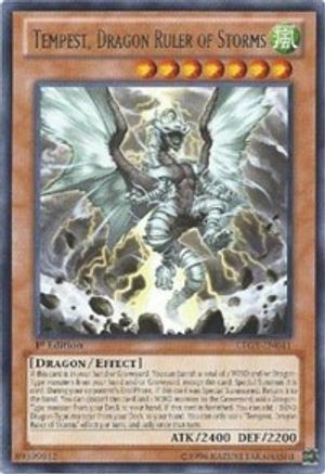 Tempest, Dragon Ruler of Storms (LTGY-EN041) - Lord of the Tachyon Galaxy 1st Edition