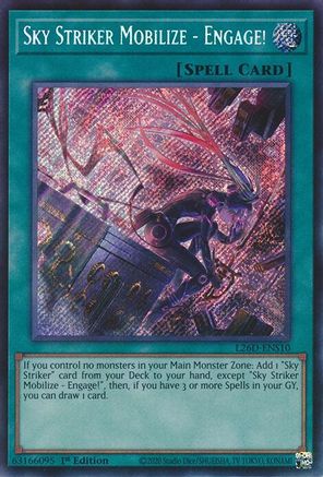 Sky Striker Mobilize - Engage! (Secret Rare) (L26D-ENS10) - Legendary Modern Decks 2026 1st Edition