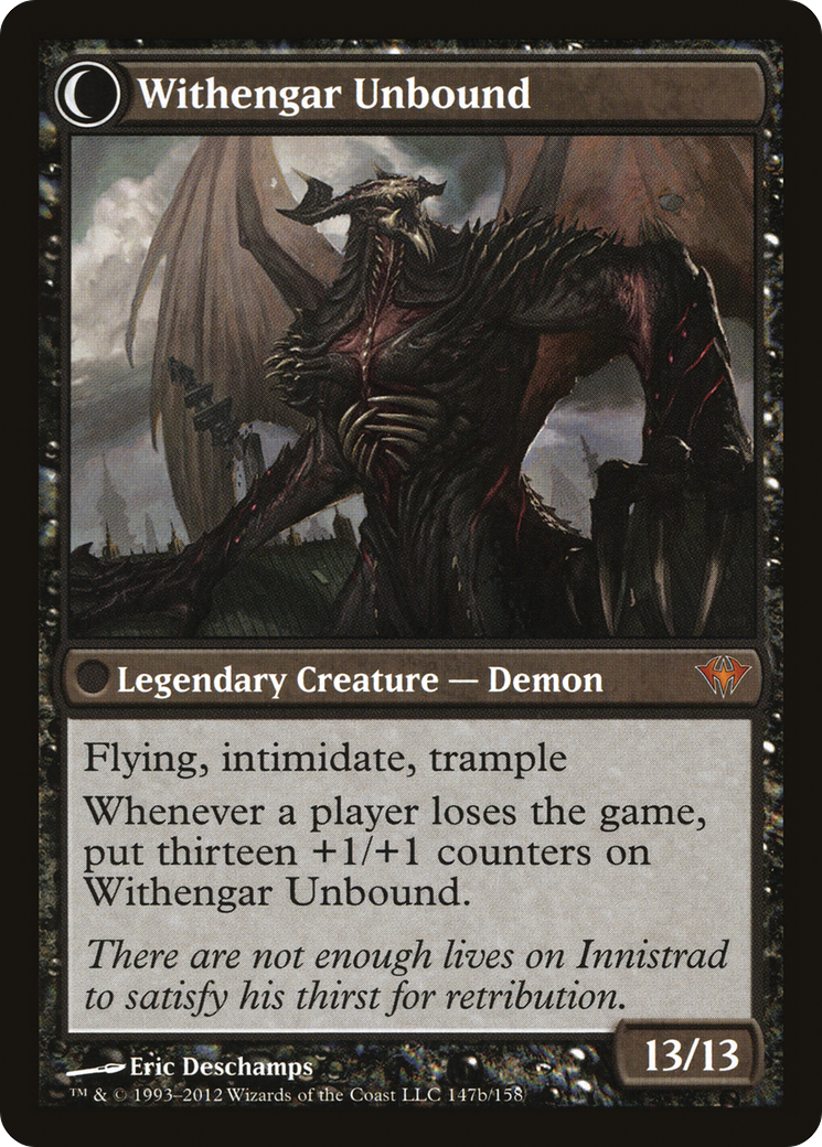Elbrus, the Binding Blade // Withengar Unbound (DKA-147) - Dark Ascension: (Double Faced Transform)